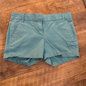 J. Crew Blue Bermuda Shorts Tailored Cotton Blend